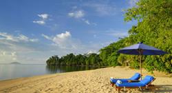 Manado - Siladen Island Spa Resort beach.